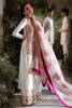 Pakistani Ivory Embroidered Pure Raw Silk Salwar Kameez (3-Piece) - Image 8