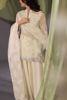 Pakistani Ivory Cutwork Embroidered Organza Sharara (3-Piece) - Image 5