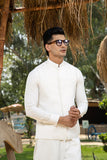 Off-White Boski Waistcoat Kurta Set (3-Piece) - Image 2