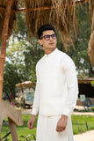 Off-White Boski Waistcoat Kurta Set (3-Piece) - Image 3