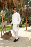 Off-White Boski Waistcoat Kurta Set (3-Piece) - Image 5