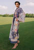 Ivory and Purple Printed Grip Kimono (1-Pc) - Image 7