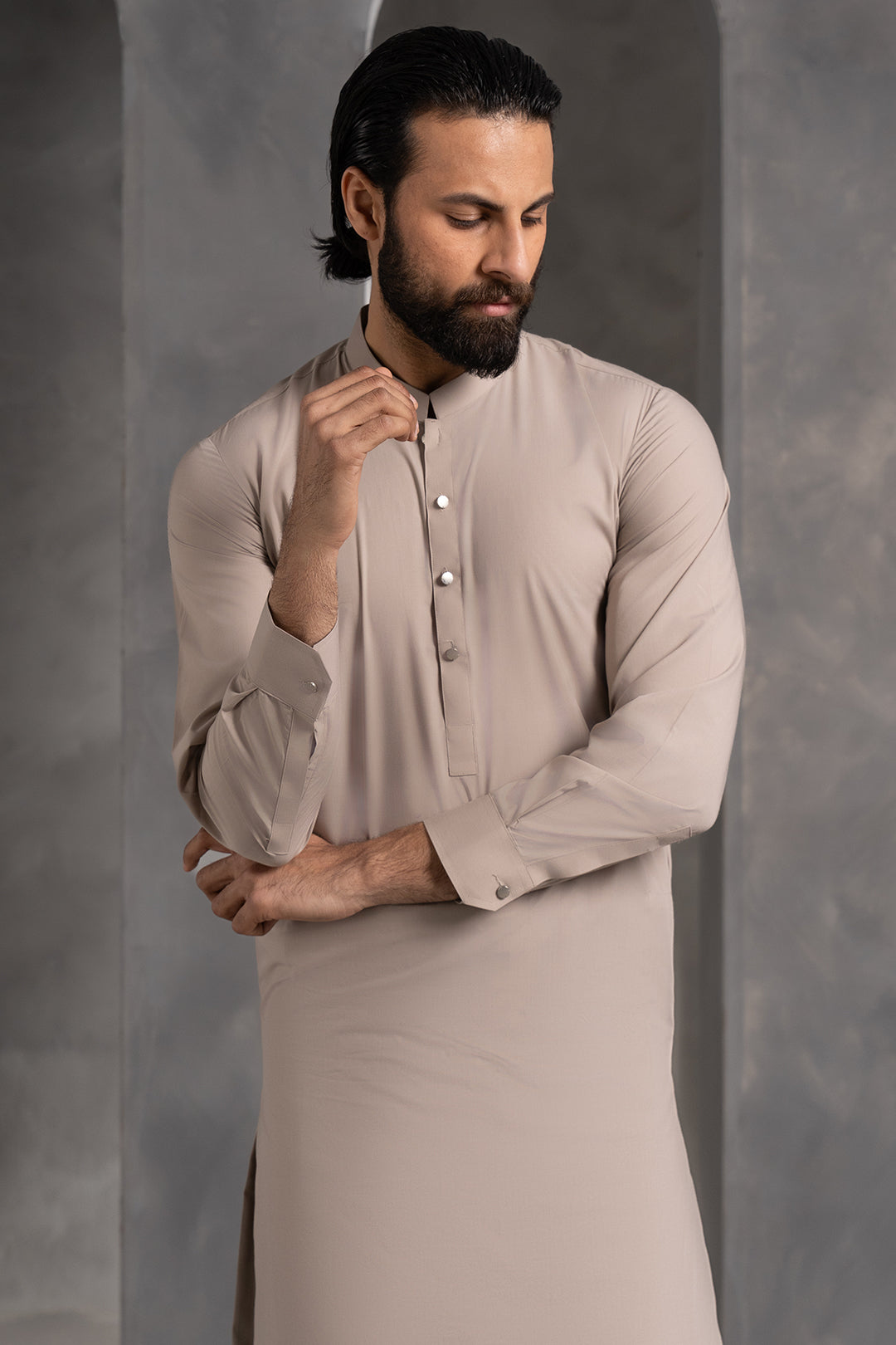 Off-White Marvel PV Fabric Shalwar Kameez (2-Piece) - Image 1