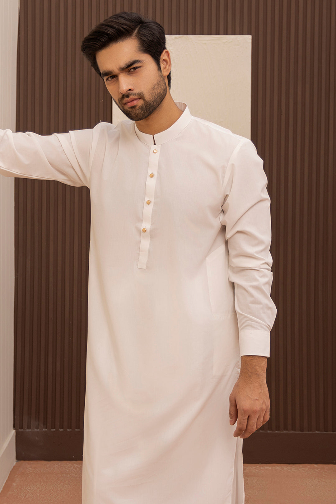 Off-White Marvel PV Fabric Shalwar Kameez (2-Piece) - Image 2