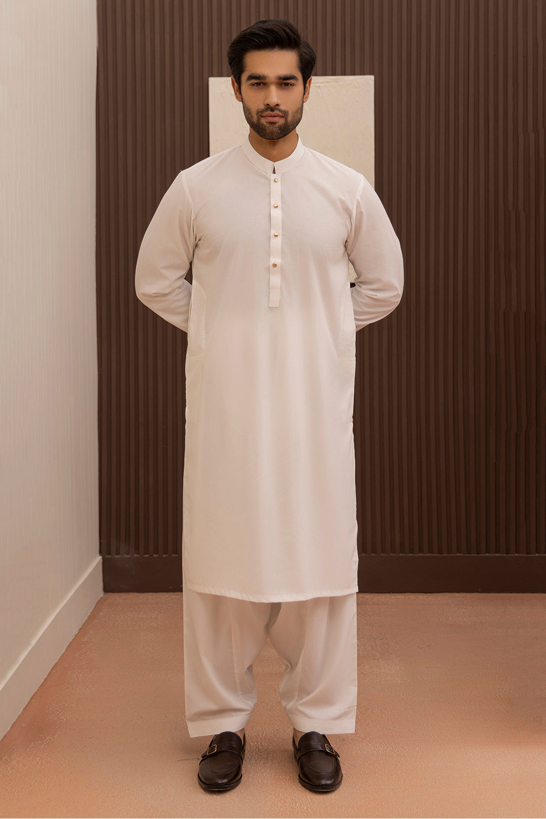 Off-White Marvel PV Fabric Shalwar Kameez (2-Piece) - Image 3