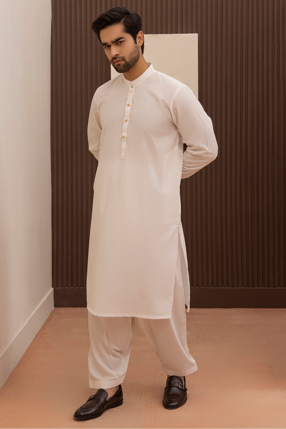 Off-White Marvel PV Fabric Shalwar Kameez (2-Piece) - Image 5