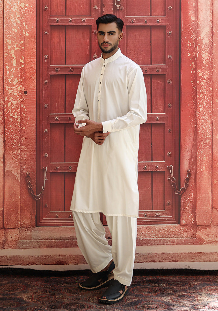 Cloud Dancer Poly Viscose Classic Fit Shalwar Kameez (2-Piece) - Image 2