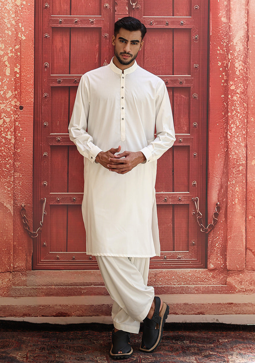 Cloud Dancer Poly Viscose Classic Fit Shalwar Kameez (2-Piece) - Image 3