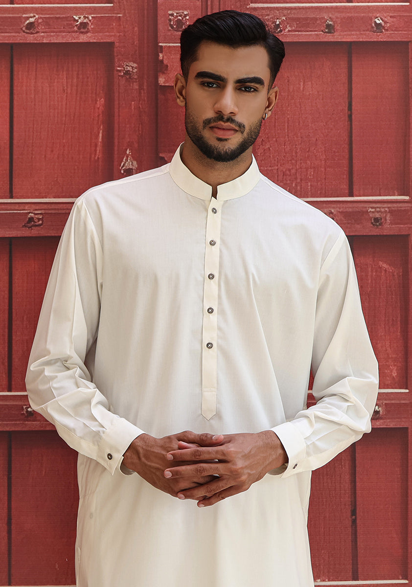 Cloud Dancer Poly Viscose Classic Fit Shalwar Kameez (2-Piece) - Image 4