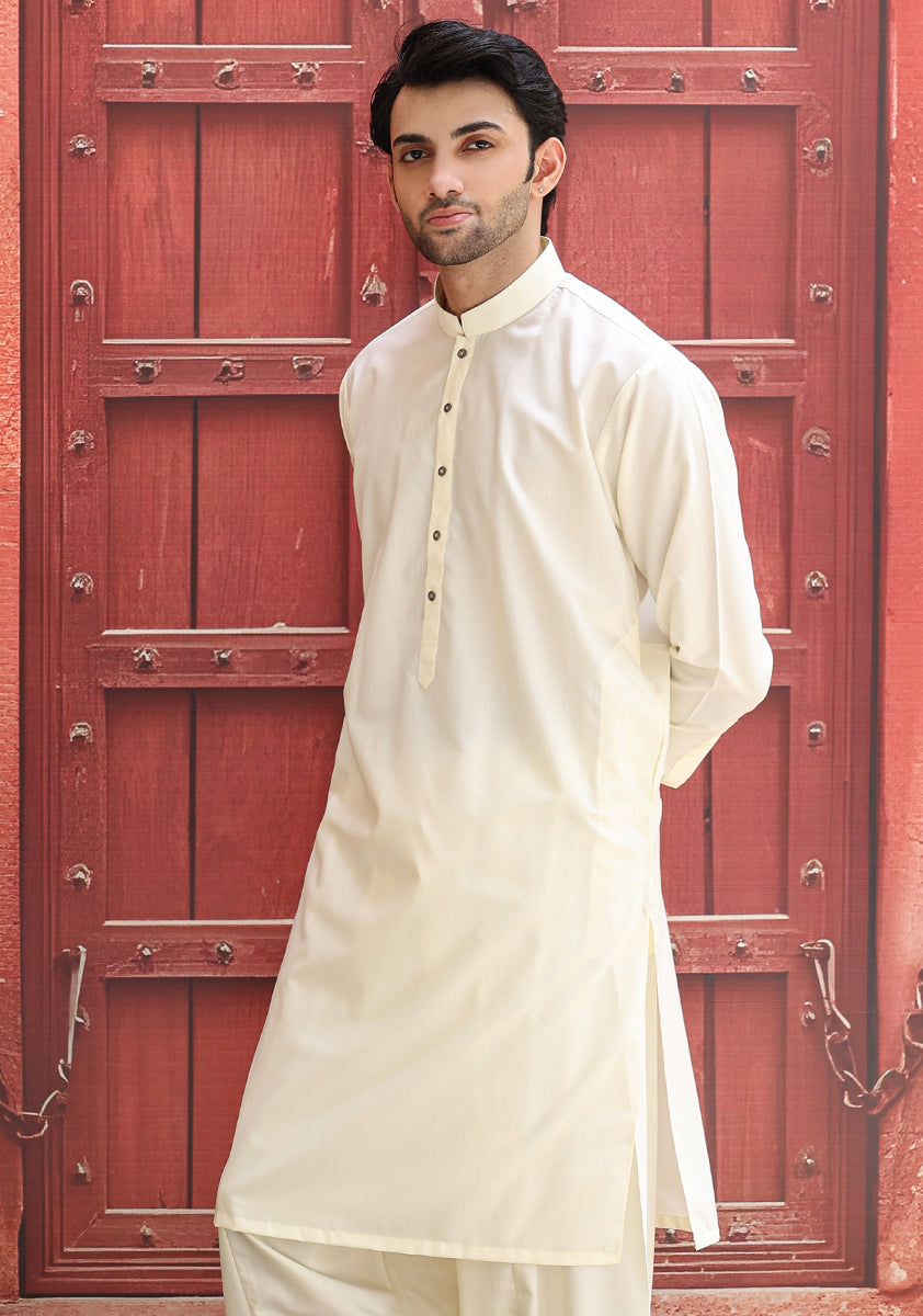 Vanilla Ice Poly Viscose Shalwar Kameez (2-Piece) - Image 3
