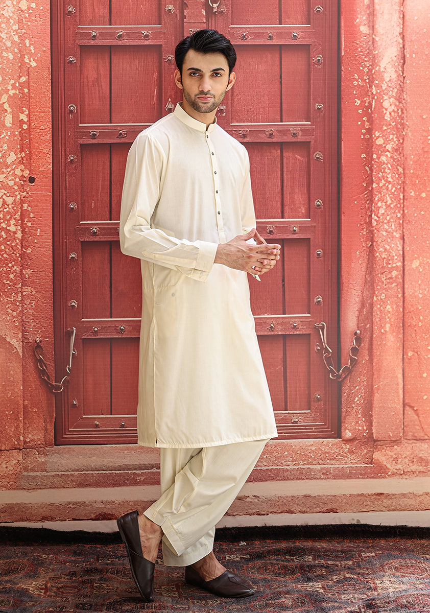 Vanilla Ice Poly Viscose Slim Fit Shalwar Kameez (2-Piece) - Image 1