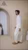 Off White Precision Stitch Wash & Wear Shalwar Kameez (2-Piece) - Image 2