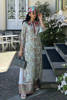 Pakistani Ivory Printed Lawn Salwar Kameez (2-Piece) - Image 7