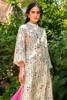 Ivory Floral Embroidered Lawn Salwar Kameez (3-Piece) - Image 4
