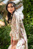 Ivory Floral Embroidered Lawn Salwar Kameez (3-Piece) - Image 9