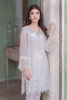 Ivory Embroidered Organza Salwar Kameez (2-Piece) - Image 3