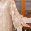 Pakistani Ivory Pearl Embellished Organza Salwar Kameez (3-Piece) - Image 4