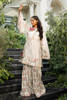 Pakistani Ivory Printed Short Shirt & Palazzo Pants (2-Piece) - Image 2