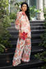 Ivory Screen-Printed Raw Silk Salwar Kameez (2-Piece) - Image 2