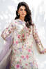 Ivory Lavender Embellished Digital-Printed Long Shirt (3-Piece) - Image 5