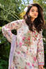 Ivory Lavender Embellished Digital-Printed Long Shirt (3-Piece) - Image 7