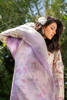Ivory Lavender Embellished Digital-Printed Long Shirt (3-Piece) - Image 9