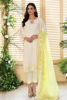 Ivory 3D Embroidered Swiss Lawn Salwar Kameez (3-Piece) - Image 2