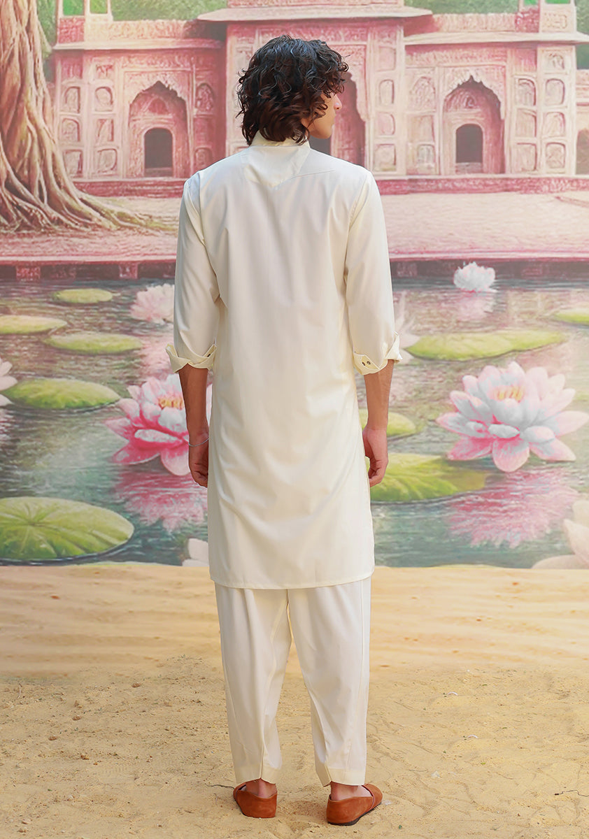 Vanilla Ice Poly Viscose Slim Fit Shalwar Kameez (2-Piece) - Image 4