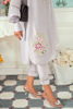 Pakistani Lavender Ice Hand-Embellished Silk Kurta Set (3-Piece) - Image 5