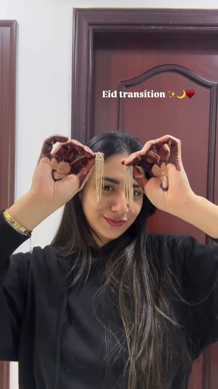 Maroon Embroidered Chiffon Angrakha Dress (3-Piece) - Image 9