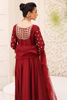 Maroon Pearls & Gold Beckti Korean Silk Gown (2-Piece) - Image 5