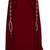 Pakistani Maroon Zari Embroidered Georgette Kaftan (1-Pc) - Image 2