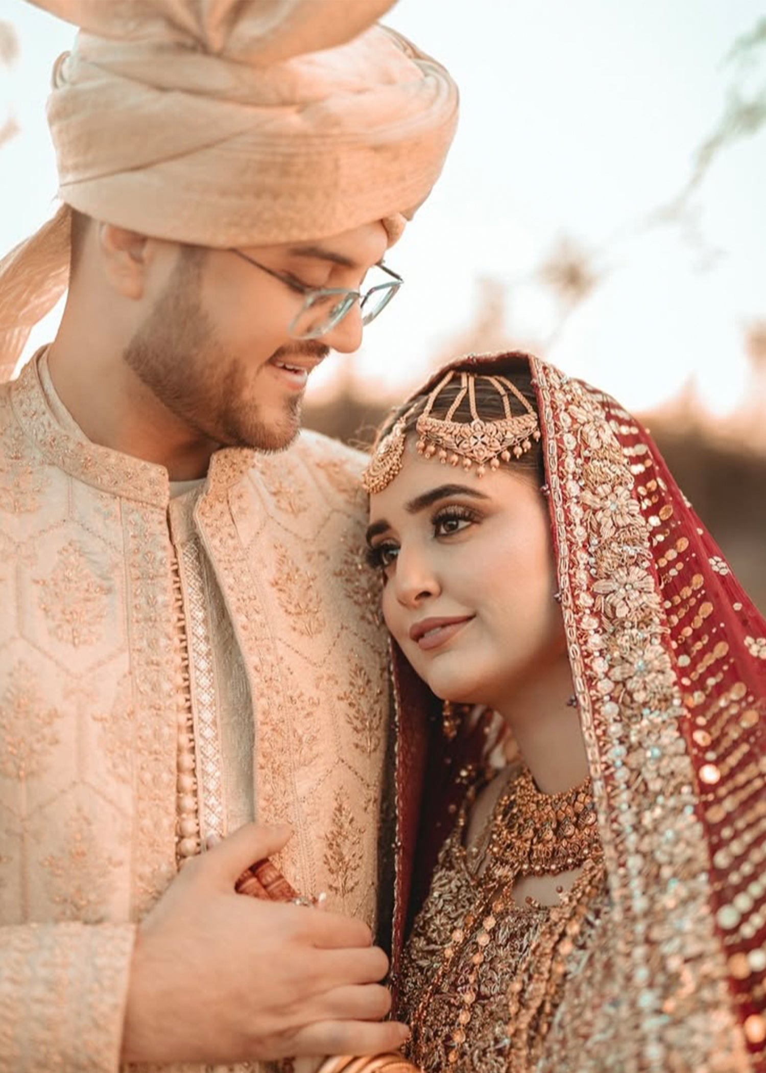 Pakistani Deep Maroon Zardozi Brocade Bridal Lehenga (3-Piece) - Image 7