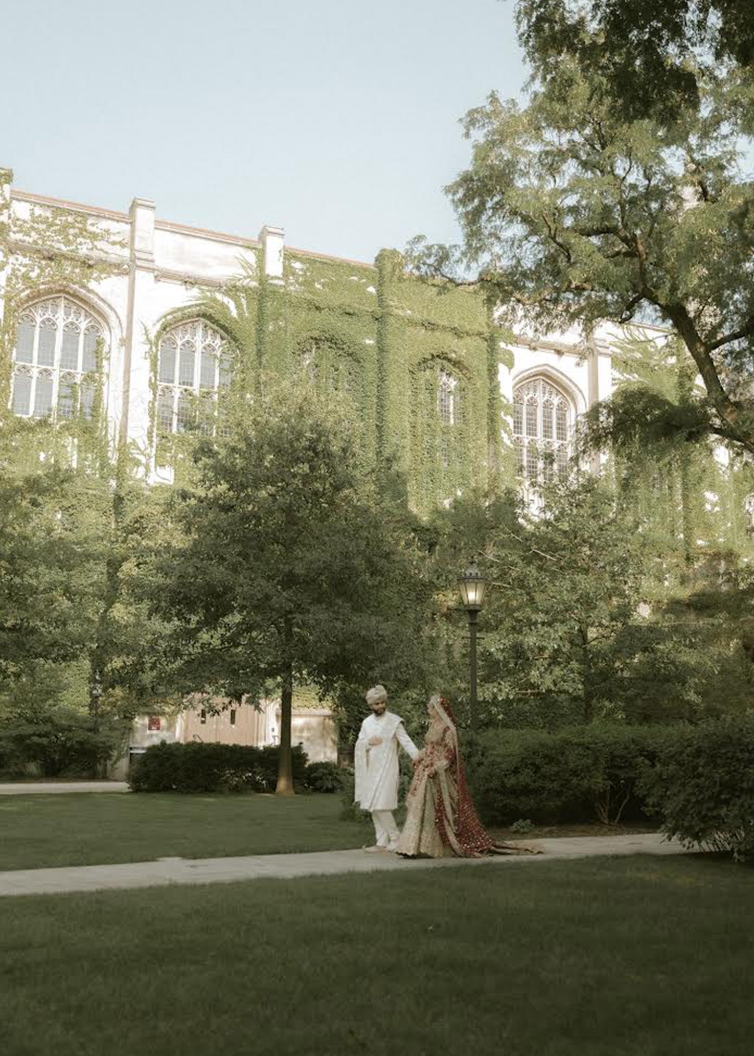 Deep Maroon Gold Embroidered Silk Bridal Lehenga (3-Piece) - Image 10