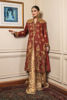 Pakistani Burnt Maroon Zardozi Silk Lehenga (3-Piece) - Image 3