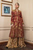 Pakistani Burnt Maroon Zardozi Silk Lehenga (3-Piece) - Image 5