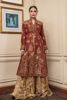 Pakistani Burnt Maroon Zardozi Silk Lehenga (3-Piece) - Image 6
