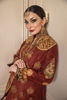 Pakistani Burnt Maroon Zardozi Silk Lehenga (3-Piece) - Image 7