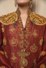 Pakistani Burnt Maroon Zardozi Silk Lehenga (3-Piece) - Image 8