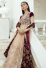 Pakistani Maroon Embroidered Velvet Lehenga Set (3-Piece) - Image 5