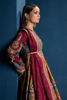 Pakistani Maroon Zardozi Silk Pishwas Dress (2-Piece) - Image 8
