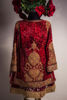 Maroon Zardozi Double Palachi Jacket Set (3-Piece) - Image 3