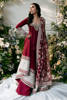 Pakistani Maroon Hand Embellished Raw Silk Kalidar Sharara (3-Piece) - Image 10