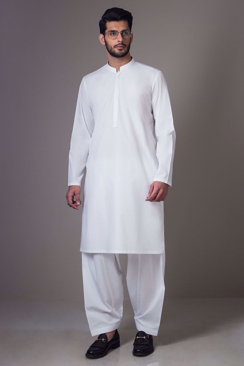 Maroon Raw Silk Waistcoat with Metal Buttons (3-Piece) - Image 4