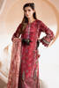 Maroon Hand-Embellished Pure Crepe Silk Salwar Kameez (3-Piece) - Image 3
