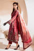 Maroon Hand-Embellished Pure Crepe Silk Salwar Kameez (3-Piece) - Image 4