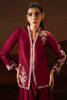 Falsa Ivory Embroidered Raw Silk Short Jacket (2-Piece) - Image 3