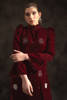 Pakistani Maroon Sequin Velvet Salwar Kameez (2-Piece) - Image 7