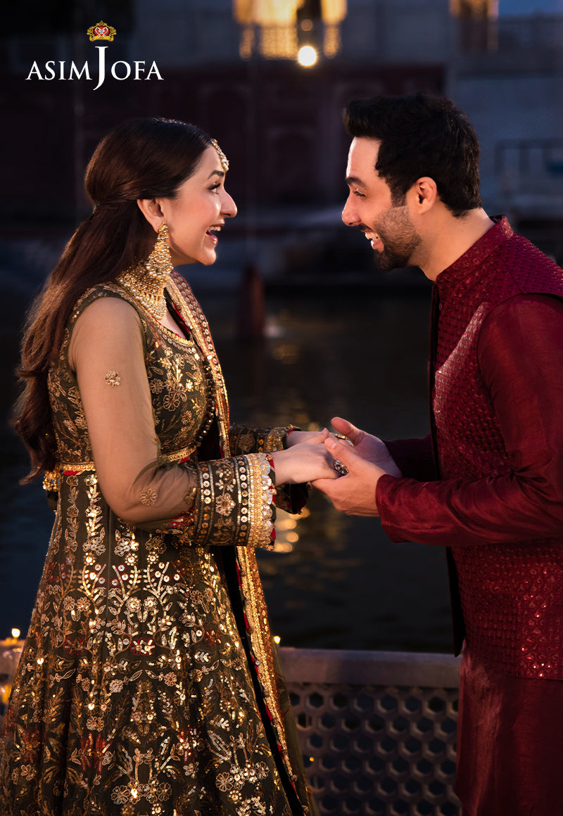 Maroon Embroidered Raw Silk Waistcoat Kurta (3-Piece) - Image 8