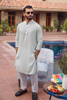 Pastel Mint Self-Patterned Irish Linen Kurta Pajama (2-Piece) - Image 2